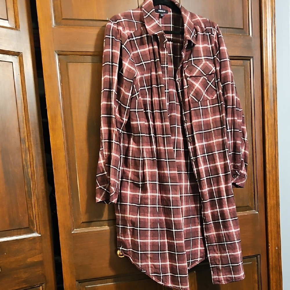 Torrid Long Flannel